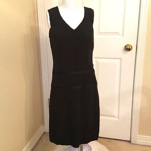 Nicole Miller Black Silk Dress 6 (1920s style)